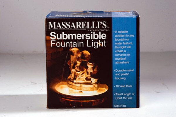 Submersible Fountain Light for Garden Fountains